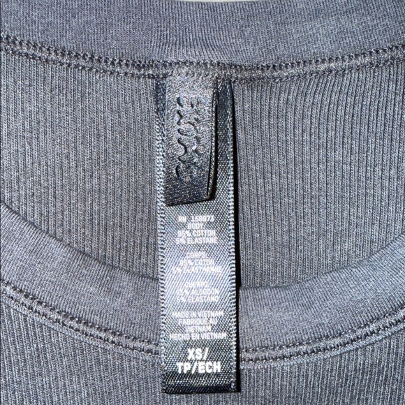 NWOT  SKIMS COTTON RIB MINI TANK Dress - Picture 4 of 6